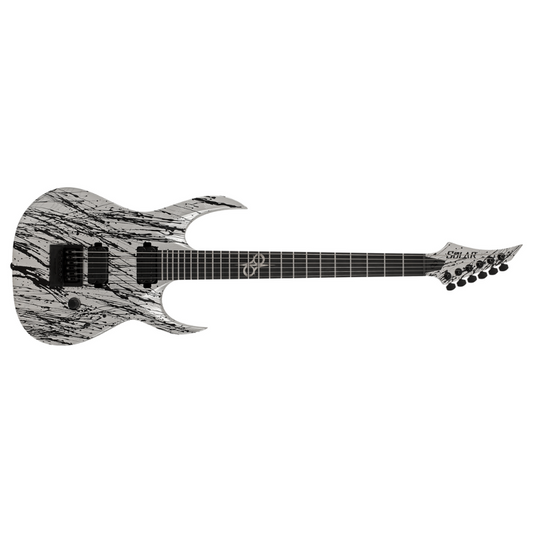 Solar Guitars A1.6SOP Canibalismo Electric Guitar – Silver Open Pore Matte