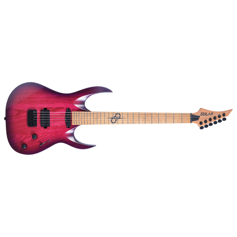 Solar Guitars AB1.6HTPB – Trans Purple Burst Matte