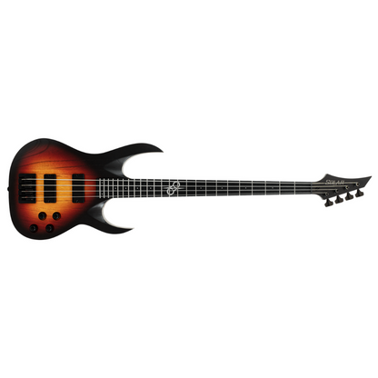 Solar Guitars AB2.4TBOP Bass Guitar – Tri Burst Open Pore Matte