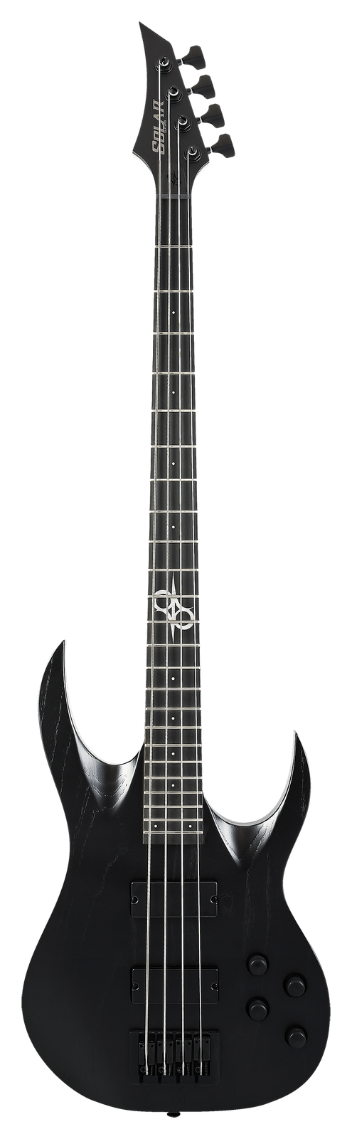 Solar Guitars AB2.4BOP SK – Black Open Pore Matte