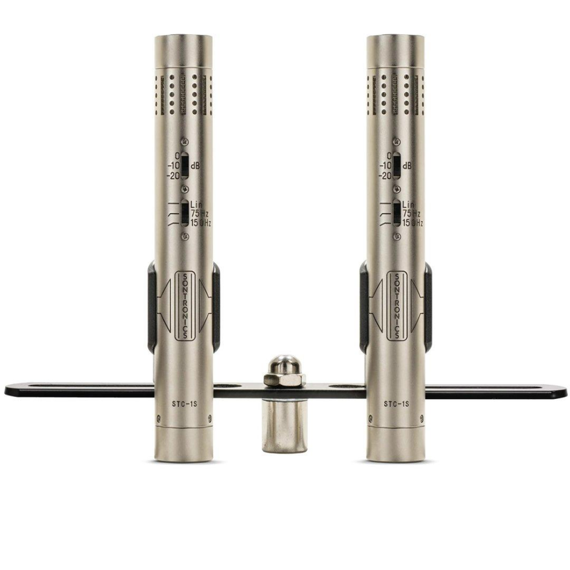 Sontronics STC-1S Stereo Pair of Condenser Microphones, Silver