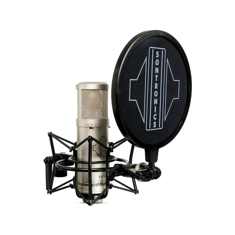 Sontronics STC-3X Pack Large-Diaphragm Condenser Microphone with Shockmount, Pop Filter &amp; Cable
