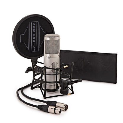 Sontronics STC-3X Pack Large-Diaphragm Condenser Microphone with Shockmount, Pop Filter &amp; Cable