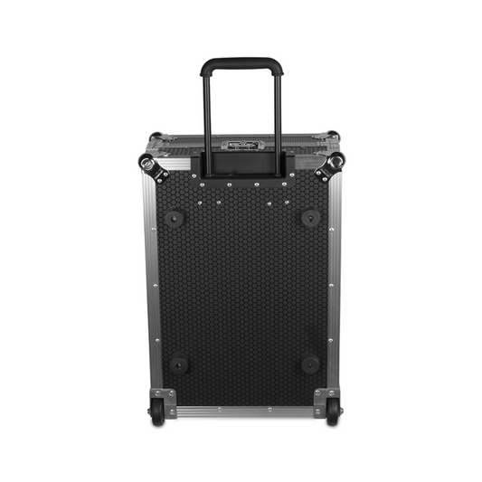 UDG Ultimate Flight Case Multi Format Plus (Laptop Shelf, Trolley + Wheels), XL, Silver