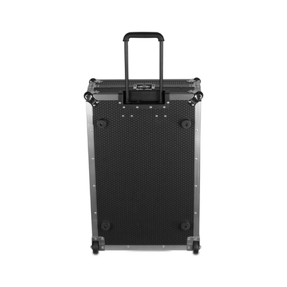 UDG Ultimate Flight Case Multi Format Plus (Laptop Shelf, Trolley + Wheels), XXL, Black