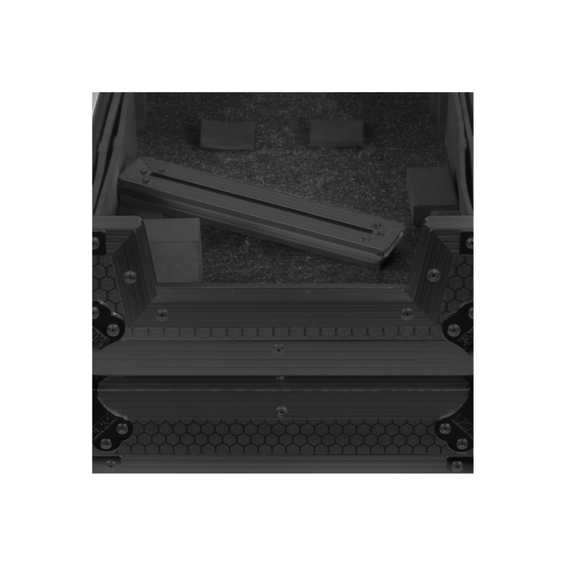 UDG Ultimate Flight Case Pioneer OPUS QUAD, (Laptop Shelf + Wheels), Black