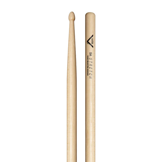 Vater 5A Stretch Drumsticks – American Hickory Wood Tip