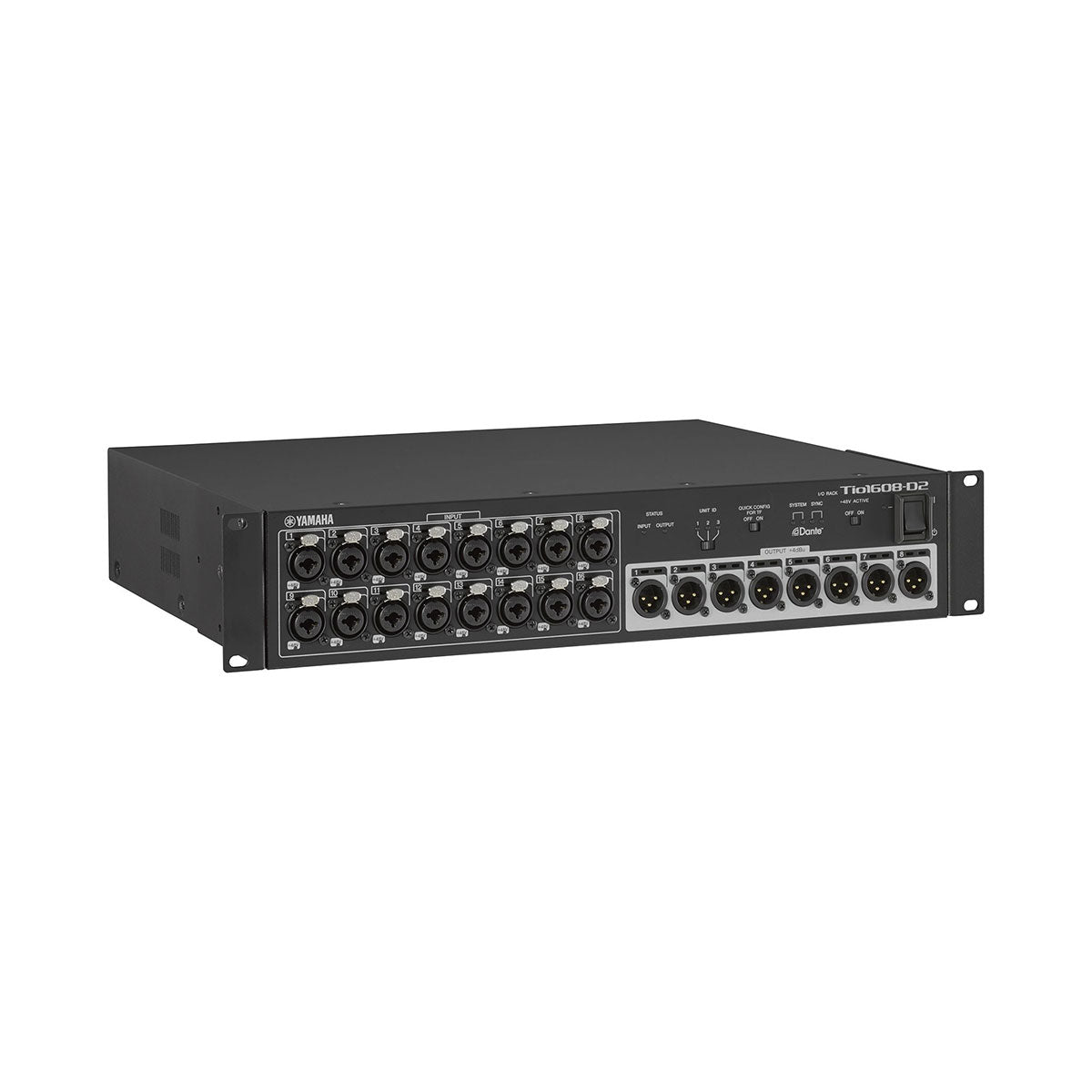 Yamaha Tio1608-D2 Dante-equipped I/O Rack