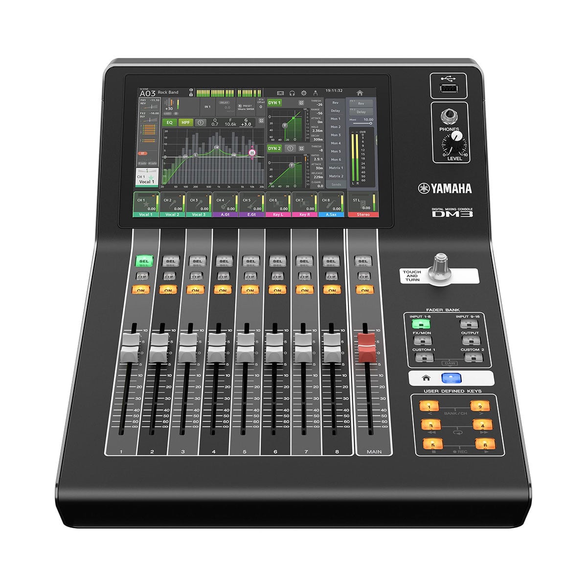 Yamaha DM3 22-Channel Digital Mixer with Dante