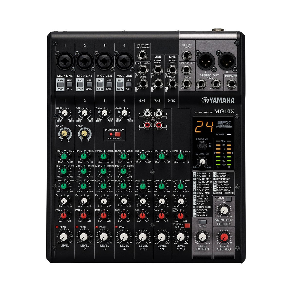 Yamaha MG10X 10-Channel Mixer